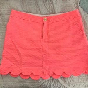 Lilly Pulitzer Scalloped Skort